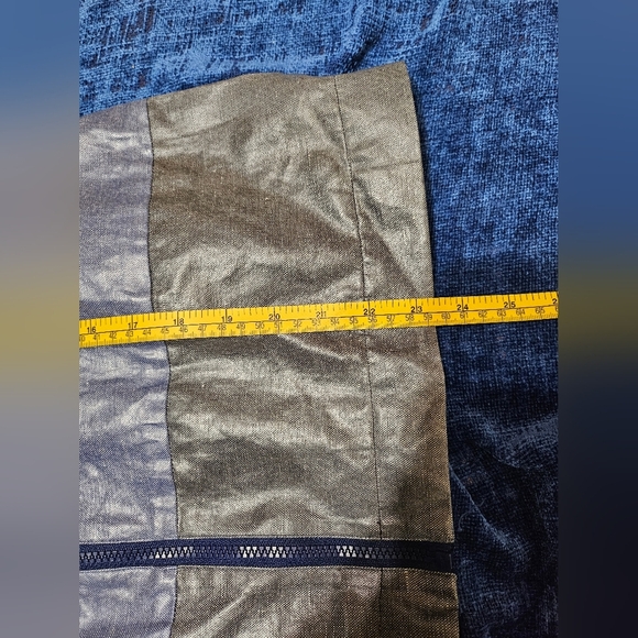 Kate Spade SATURDAY Waxed Linen Lightweight Rain Jacket Large Colorblock - Picture 9 of 9